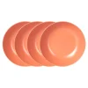 Suppenteller „Basic“, 4 Stück apricot