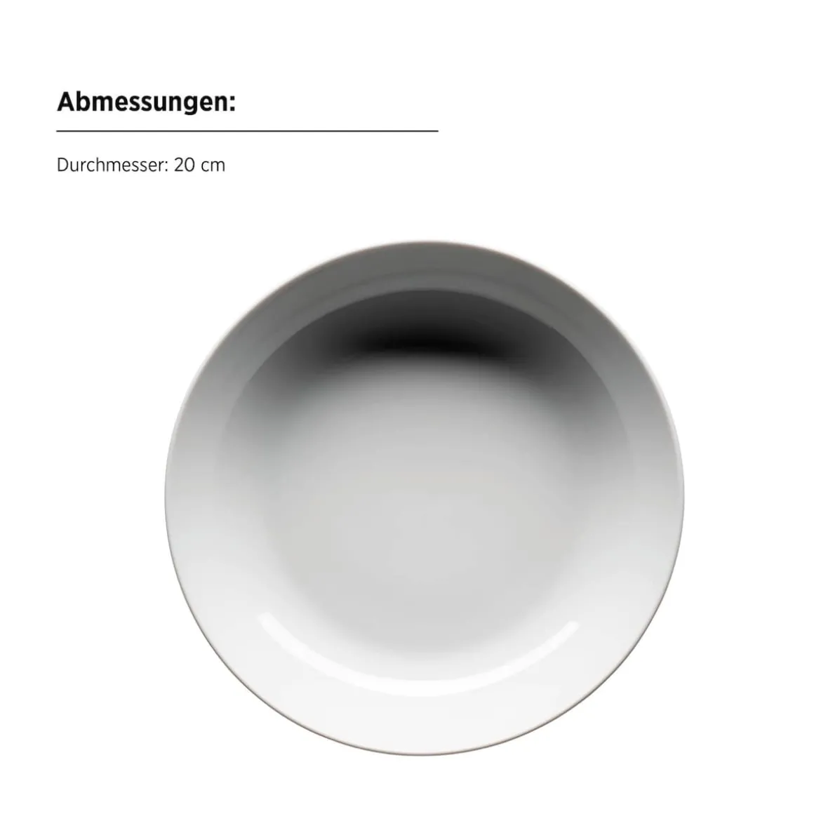 Suppenteller, Porzellan Barca