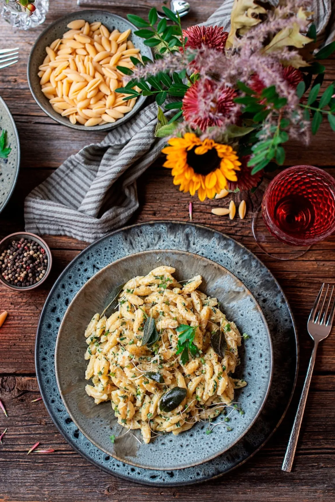 Suppenteller-Set, Steinzeug Carellia Grau