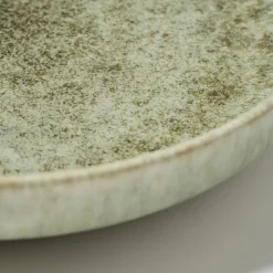 Suppenteller-Set, Steinzeug Moos'N'Stein Grün