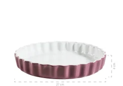 Tarteform 27 cm, Keramik KITCHEN TIME Berry