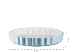 Tarteform 27 cm, Keramik KITCHEN TIME Blau