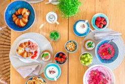 Tassen-Set, Steinzeug Frozen Grün