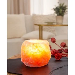 Teelichthalter „Salzkristall“