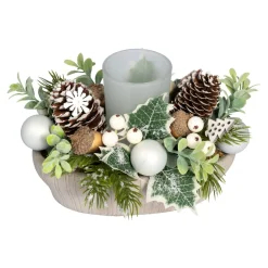 Teelichthalter „White Christmas“