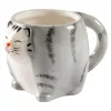 Teetasse „Katze“, 200 ml grau