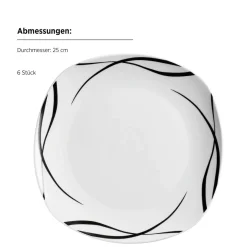 Teller Set, Porzellan DECORA