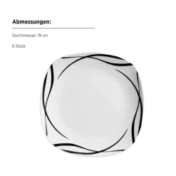 Teller Set, Porzellan DECORA