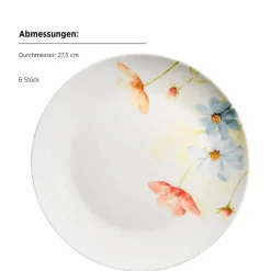 Tellerset, Porzellan Amapola