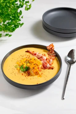 Tellerset, Porzellan Vada Weiß