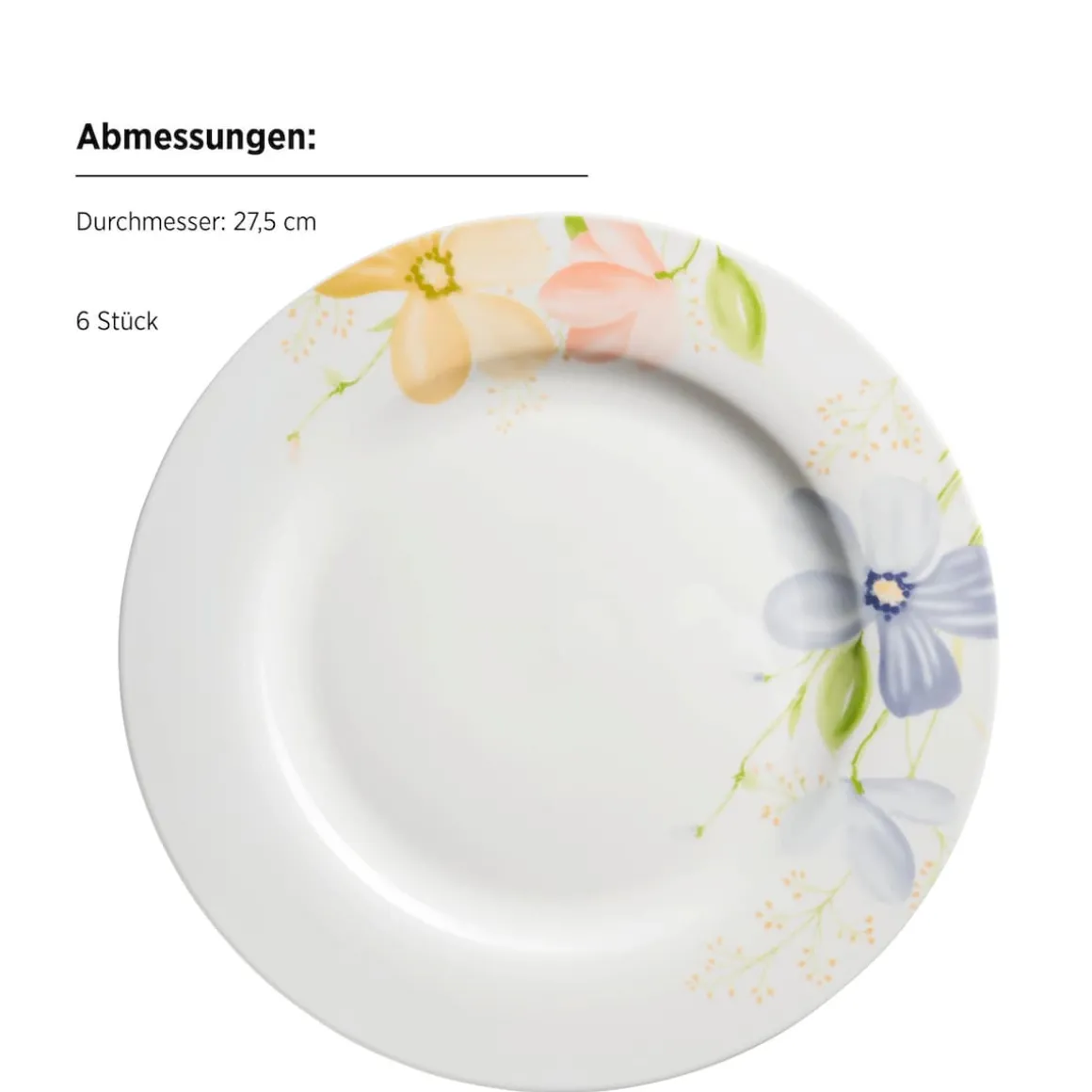 Tellerset, Porzellan Zibal