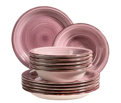 Teller-Set, Steingut Lumaca Berry