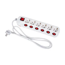 Tisch-Steckdose 6-fach