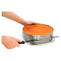 Tortenboden-Schneidehilfe-Set, 3-teilig