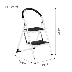 Tritt-Sitz, Trittleiter, klappbar