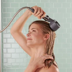 Turbo-Duschkopf-Set „3 in 1“ + Gratis Wandhalterung