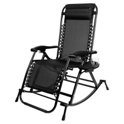 Variabler-Schaukelstuhl "Ergo" mit Liegefunktion, Fußstütze und verstellbarem Kissen