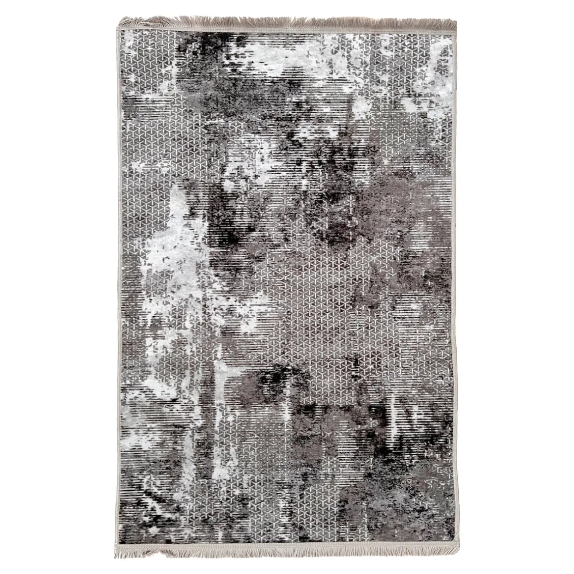 Waschbarer Teppich "Ina" grau