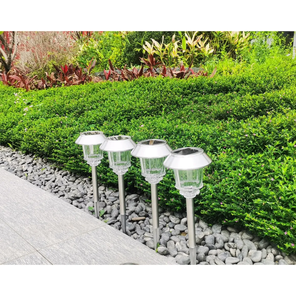 Wegbegrenzung mit Filament-LED und Booster, 1 Stück