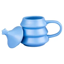 Weihnachtstasse „Tannenbaum“ mit Deckel, 270 ml blau