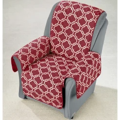 Wende-Sesselschoner bordeaux