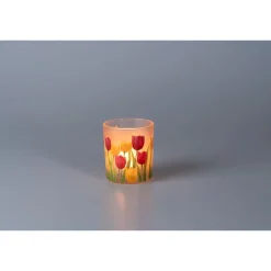Windlicht „Tulpen“ Ø 7 cm