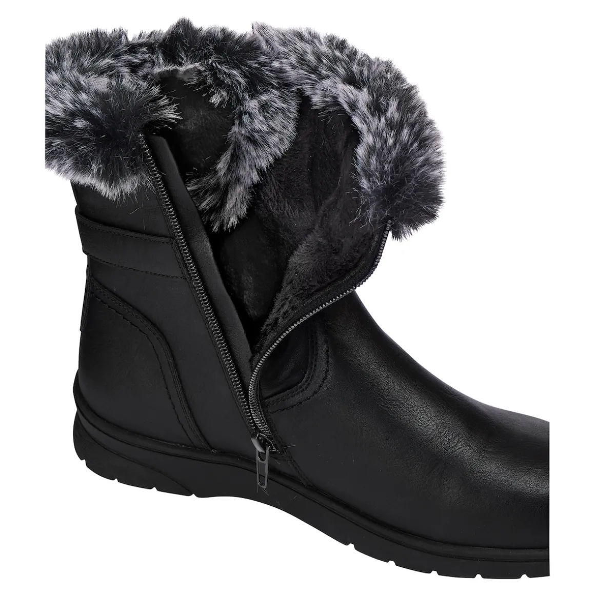 Winterstiefel mit Leder"Tatjana"