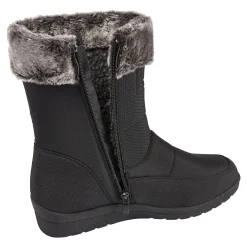 Winterstiefel "Schneeflocke" schwarz
