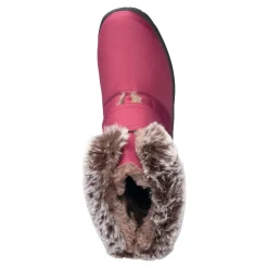 Winterstiefelette mit Spikes & Klett „Monika“ beere