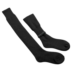 Wärme-Kuschelkniestrümpfe „Extra lang“ schwarz