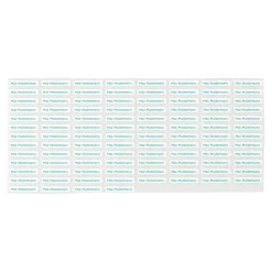 Wäscheetiketten, 100 Stück blau