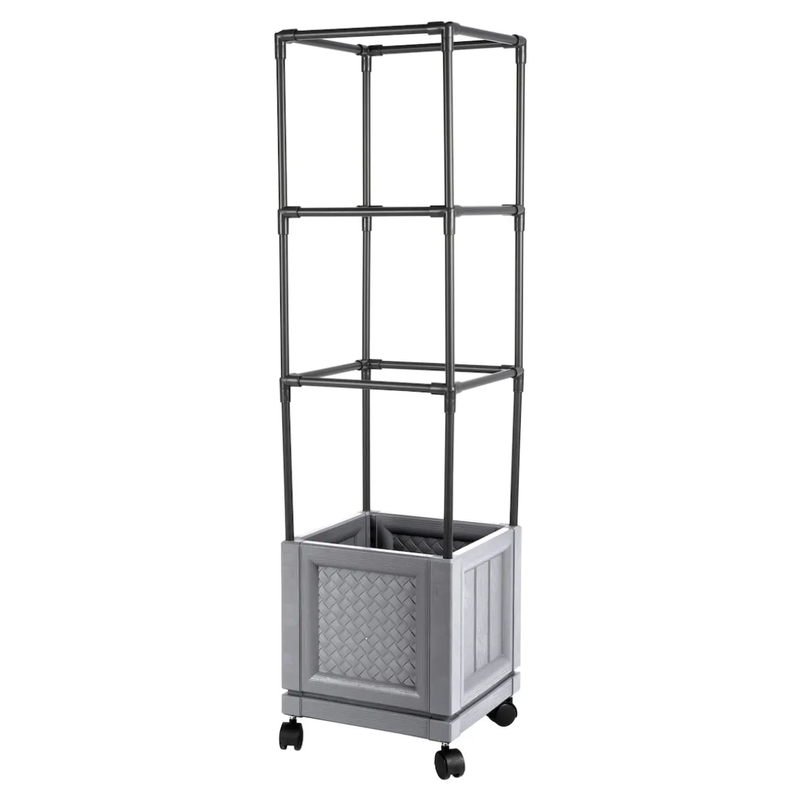 XXL-Pflanzturm mit Rollen Einfach